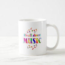 About Music Coffee Mugs