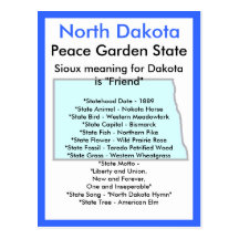 About North Dakota Post Card