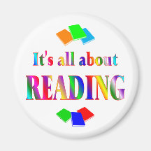 About Reading Fridge Magnet