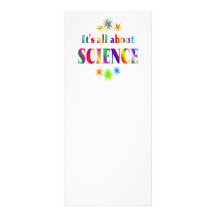 About Science Full Color Rack Card