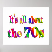About the 70s print