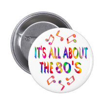 About the 80s pinback button