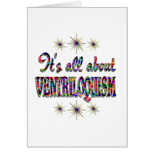 About Ventriloquism Greeting Card