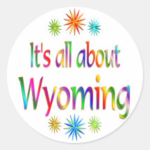 About Wyoming Sticker