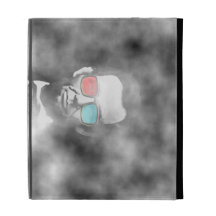 Abraham Lincoln 3d glasses iPad Folio Cover