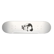 Abraham Lincoln (Black and white) Skate Decks