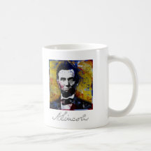 Abraham Lincoln - Painting Coffee Mugs