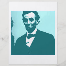 Abraham Lincoln Pop Art Flyer
