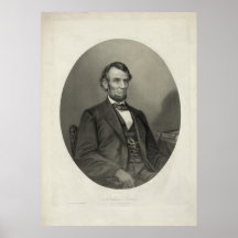ABRAHAM LINCOLN Portrait by J.H. Bufford & Sons Poster