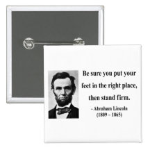Abraham Lincoln Quote 16b Button