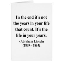 Abraham Lincoln Quote 2a Greeting Cards