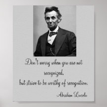 Abraham Lincoln Quote Posters