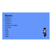 Abraham Lincoln Waving in Front of Faded Old Glory Business Cards