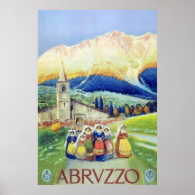 Abruzzo ~ Vintage Italian Travel. Posters