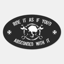 Absconded Sticker