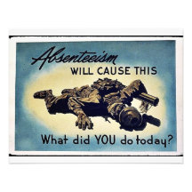 Absenteeism Will Cause This Personalized Invitations