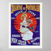 Absinthe de Pontarlier Print