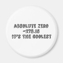 Absolute Zero, It's the Coolest Magnets