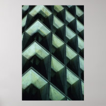 Abstact Windows at Dusk Poster