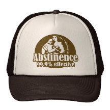 Abstinence 99% Effective Religious Humour Hat