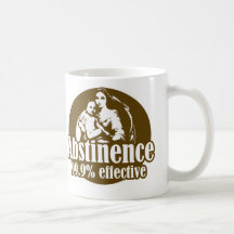 Abstinence 99% Effective Religious Humour Coffee Mug