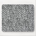 Abstract 020712 - White on Black mousepads