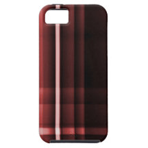 Abstract and Textured Stripes Pinks, Dark Reds iPhone 5 Cover