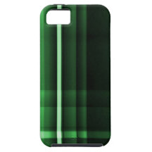 Abstract and Textured Stripes, Shades of Greens iPhone 5 Covers