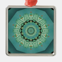 ABSTRACT ART CHRISTMAS ORNAMENT