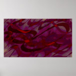 Abstract Art Purple Haze Posters