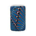 abstract blue flowers BlackBerry Bold Case casemate cases