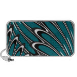 Abstract blue flowers speaker