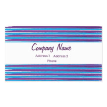 Abstract Blue/Purple Business Card