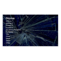 Abstract Broken glass Business Card Template