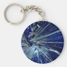 Abstract Broken glass Keychain