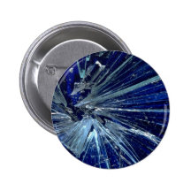 Abstract Broken glass Pinback Button