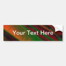 Abstract Bumper Sticker