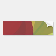 Abstract Bumper Sticker