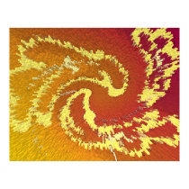 Abstract Butterscotch posters