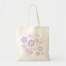 abstract canvas bag
