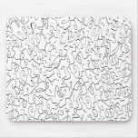 abstract chaos waves mousepad mousepads