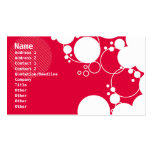 Abstract Circles Business Card