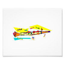 Abstract colourful clarinet graphic image design photo