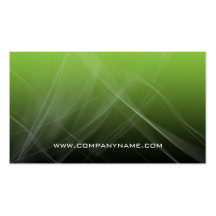 Abstract Computer Business Card Green Hi-Tech