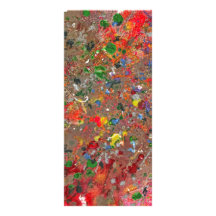 Abstract - Crayon - Montazuma's Revenge Personalised Rack Card
