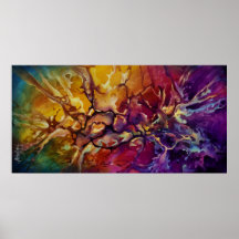 Abstract design c521 poster