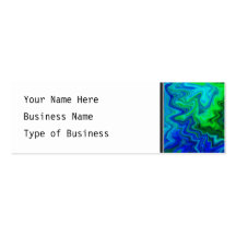 Abstract Design in Blue and Green. Business Card Templates