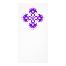 Abstract Design in Purple. Photo Card