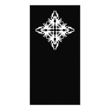 Abstract Design in White. Custom Photo Card