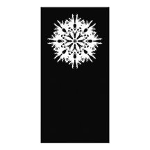 Abstract Design in White. Custom Photo Card
